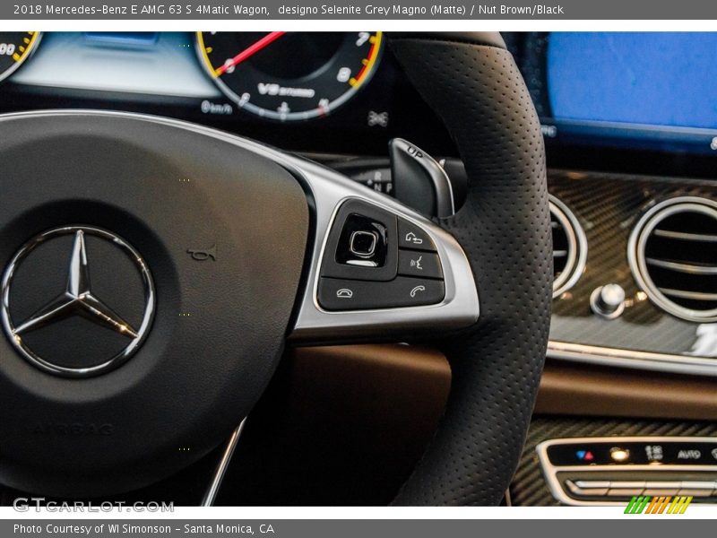 designo Selenite Grey Magno (Matte) / Nut Brown/Black 2018 Mercedes-Benz E AMG 63 S 4Matic Wagon