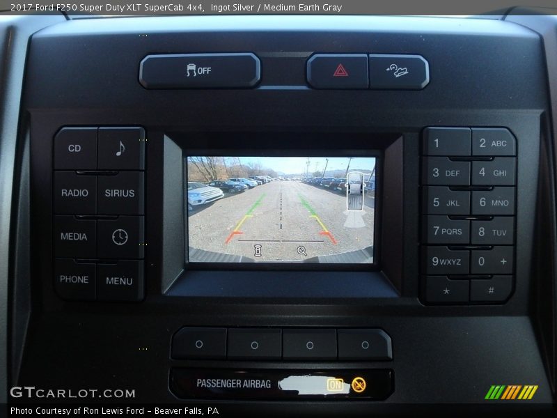 Ingot Silver / Medium Earth Gray 2017 Ford F250 Super Duty XLT SuperCab 4x4