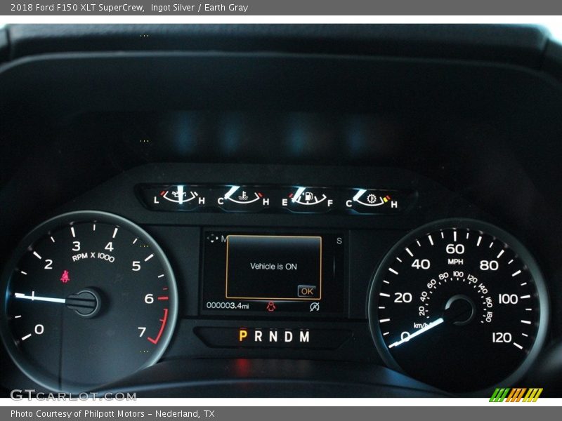Ingot Silver / Earth Gray 2018 Ford F150 XLT SuperCrew
