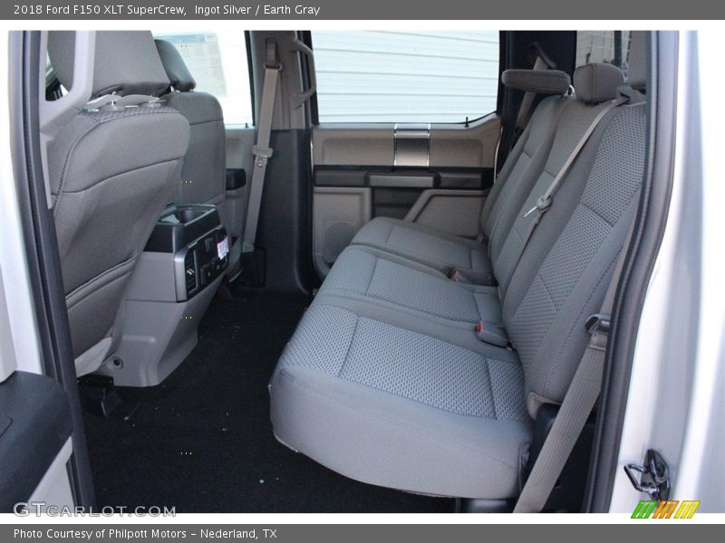 Ingot Silver / Earth Gray 2018 Ford F150 XLT SuperCrew