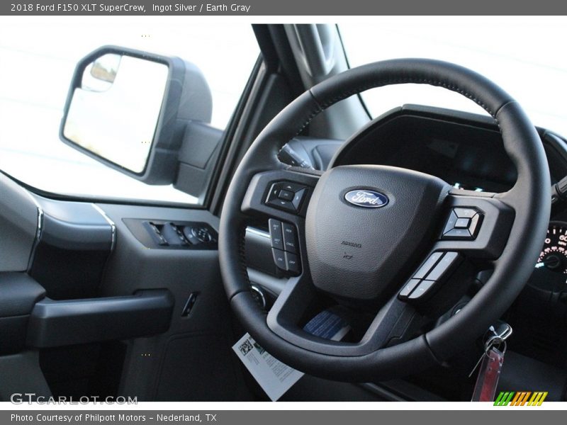 Ingot Silver / Earth Gray 2018 Ford F150 XLT SuperCrew