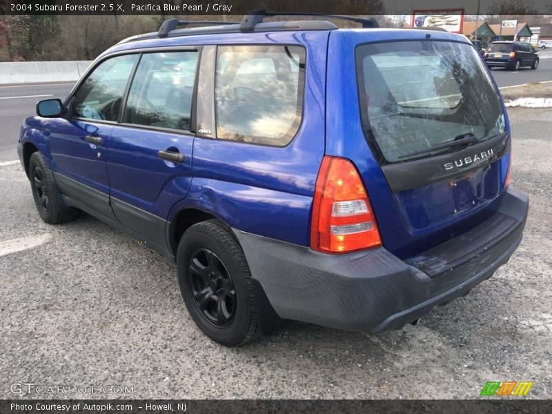 Pacifica Blue Pearl / Gray 2004 Subaru Forester 2.5 X