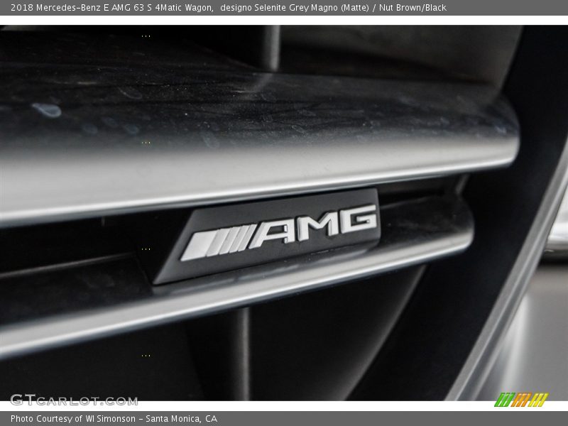 designo Selenite Grey Magno (Matte) / Nut Brown/Black 2018 Mercedes-Benz E AMG 63 S 4Matic Wagon