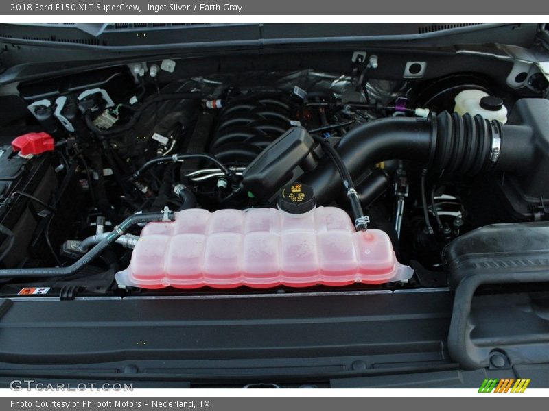 Ingot Silver / Earth Gray 2018 Ford F150 XLT SuperCrew