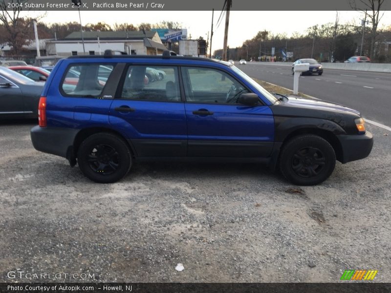 Pacifica Blue Pearl / Gray 2004 Subaru Forester 2.5 X