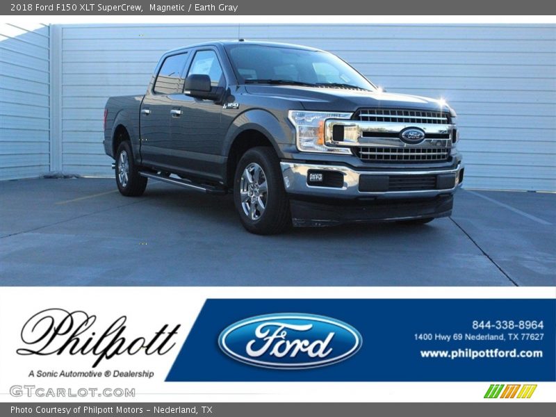 Magnetic / Earth Gray 2018 Ford F150 XLT SuperCrew