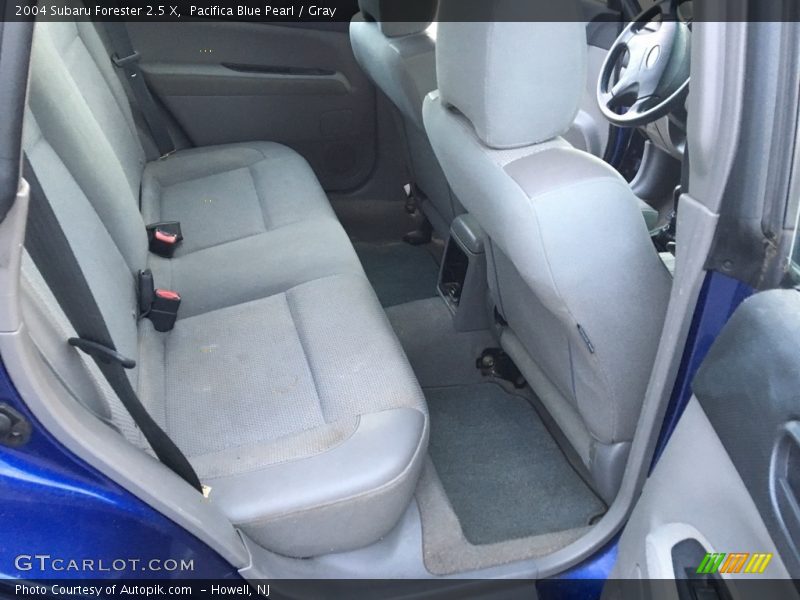 Pacifica Blue Pearl / Gray 2004 Subaru Forester 2.5 X