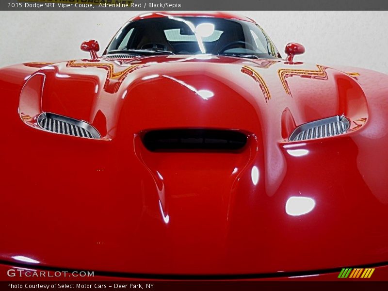 Adrenaline Red / Black/Sepia 2015 Dodge SRT Viper Coupe