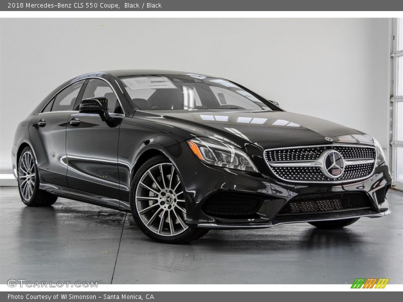 Black / Black 2018 Mercedes-Benz CLS 550 Coupe