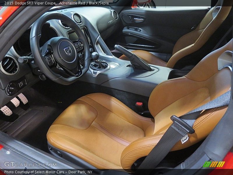 Front Seat of 2015 SRT Viper Coupe