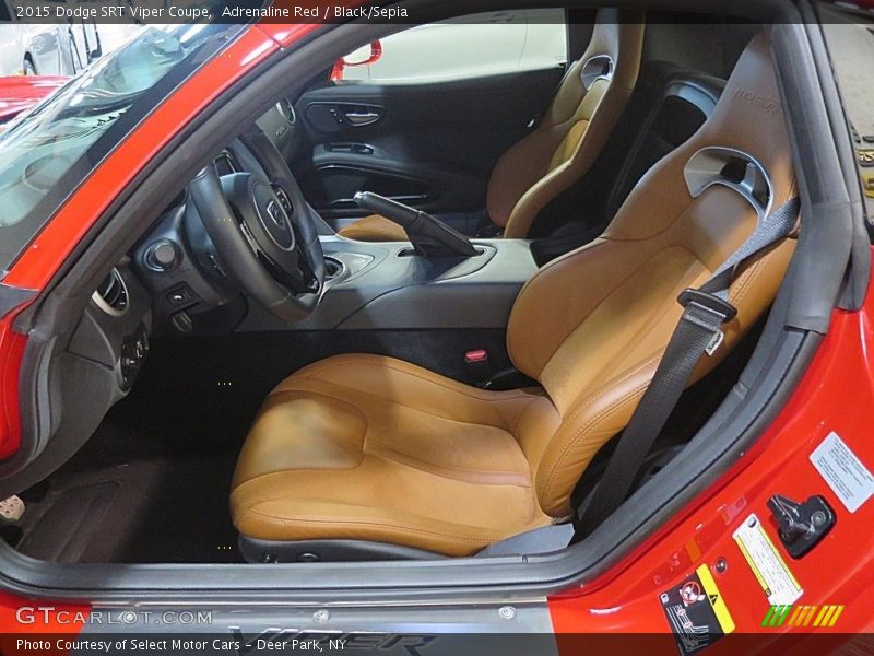  2015 SRT Viper Coupe Black/Sepia Interior