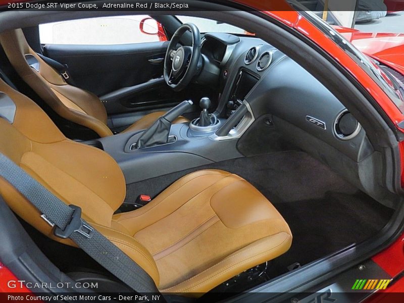 Adrenaline Red / Black/Sepia 2015 Dodge SRT Viper Coupe