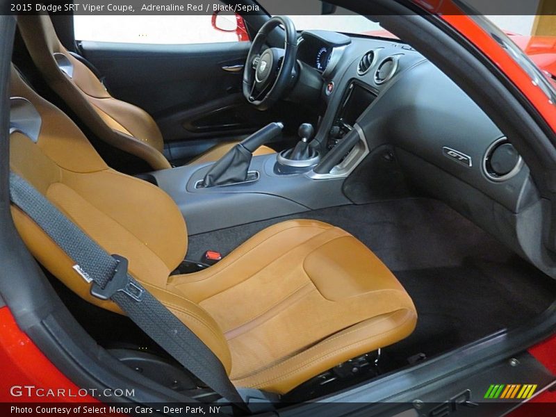 Adrenaline Red / Black/Sepia 2015 Dodge SRT Viper Coupe