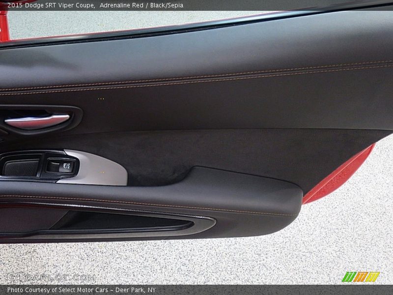 Adrenaline Red / Black/Sepia 2015 Dodge SRT Viper Coupe
