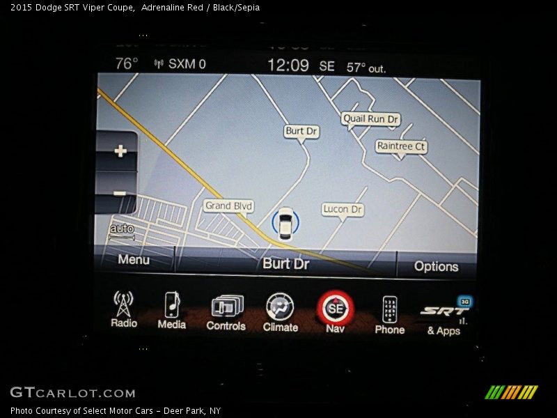 Adrenaline Red / Black/Sepia 2015 Dodge SRT Viper Coupe