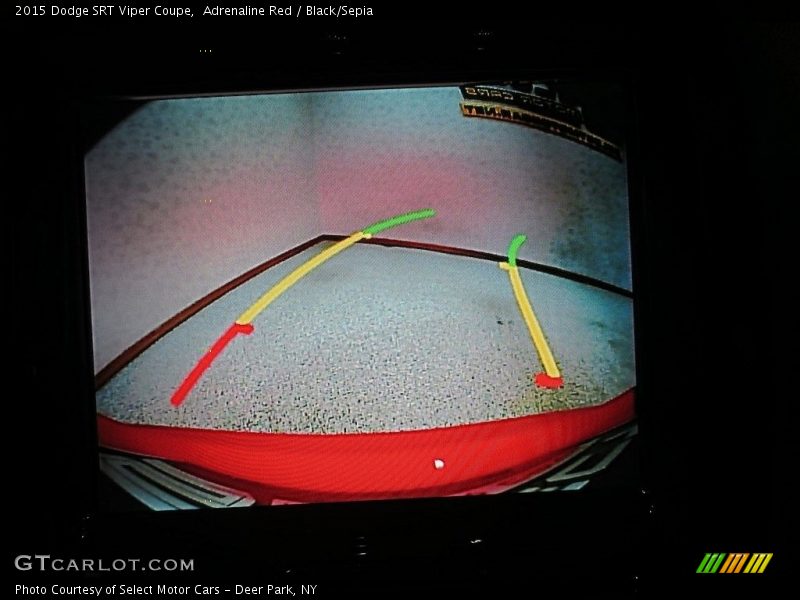 Adrenaline Red / Black/Sepia 2015 Dodge SRT Viper Coupe