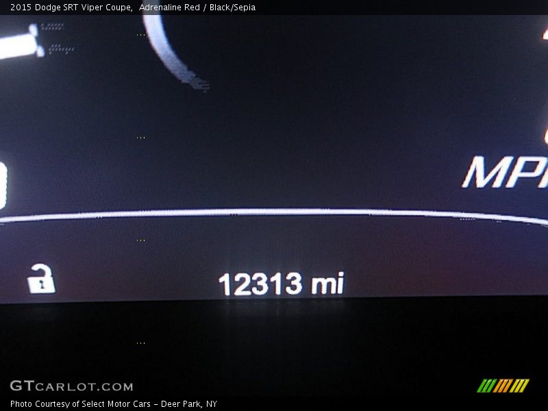 Adrenaline Red / Black/Sepia 2015 Dodge SRT Viper Coupe