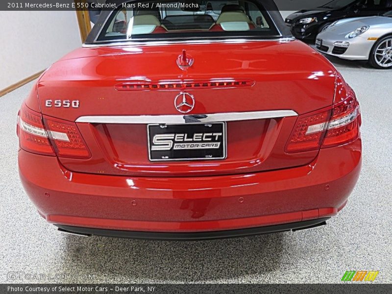 Mars Red / Almond/Mocha 2011 Mercedes-Benz E 550 Cabriolet
