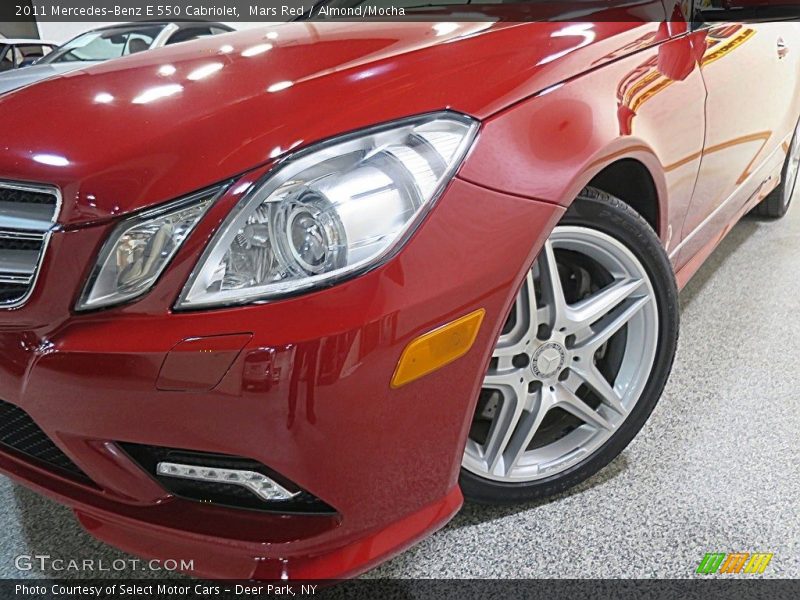 Mars Red / Almond/Mocha 2011 Mercedes-Benz E 550 Cabriolet