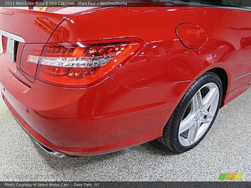 Mars Red / Almond/Mocha 2011 Mercedes-Benz E 550 Cabriolet