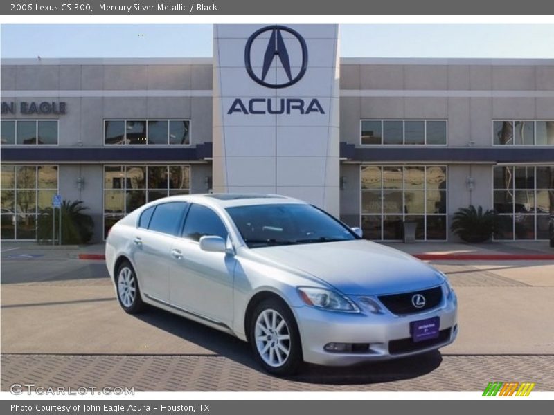 Mercury Silver Metallic / Black 2006 Lexus GS 300