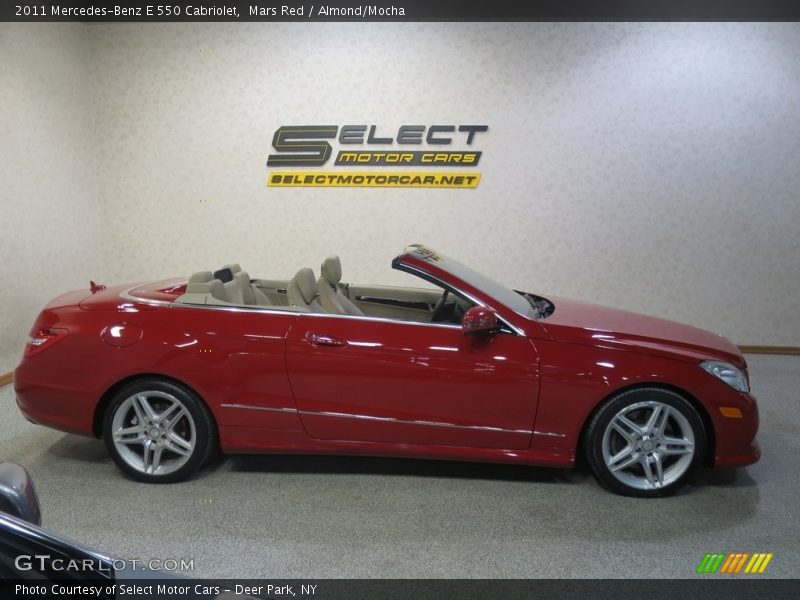 Mars Red / Almond/Mocha 2011 Mercedes-Benz E 550 Cabriolet