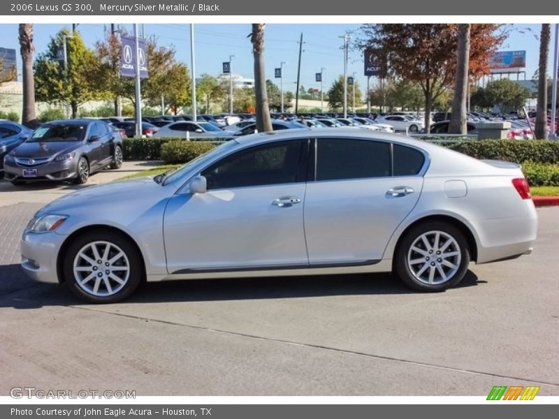 Mercury Silver Metallic / Black 2006 Lexus GS 300