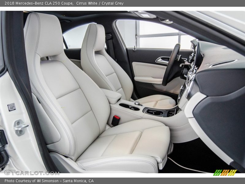 Cirrus White / Crystal Grey 2018 Mercedes-Benz CLA 250 Coupe