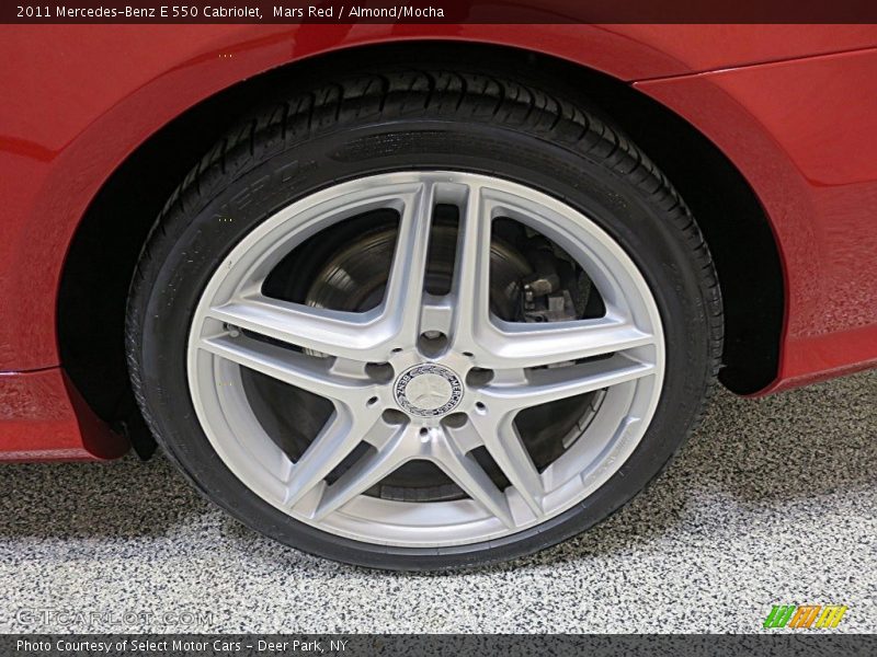 Mars Red / Almond/Mocha 2011 Mercedes-Benz E 550 Cabriolet