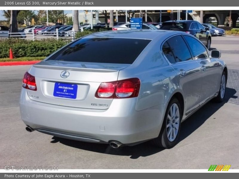 Mercury Silver Metallic / Black 2006 Lexus GS 300