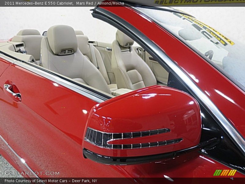 Mars Red / Almond/Mocha 2011 Mercedes-Benz E 550 Cabriolet