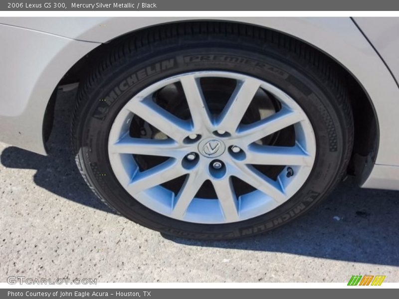 Mercury Silver Metallic / Black 2006 Lexus GS 300