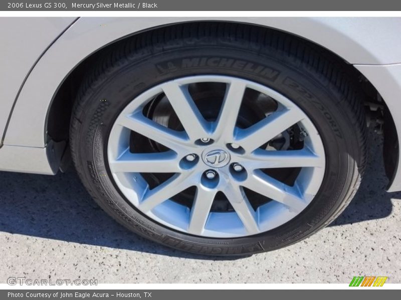 Mercury Silver Metallic / Black 2006 Lexus GS 300