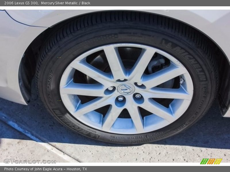 Mercury Silver Metallic / Black 2006 Lexus GS 300