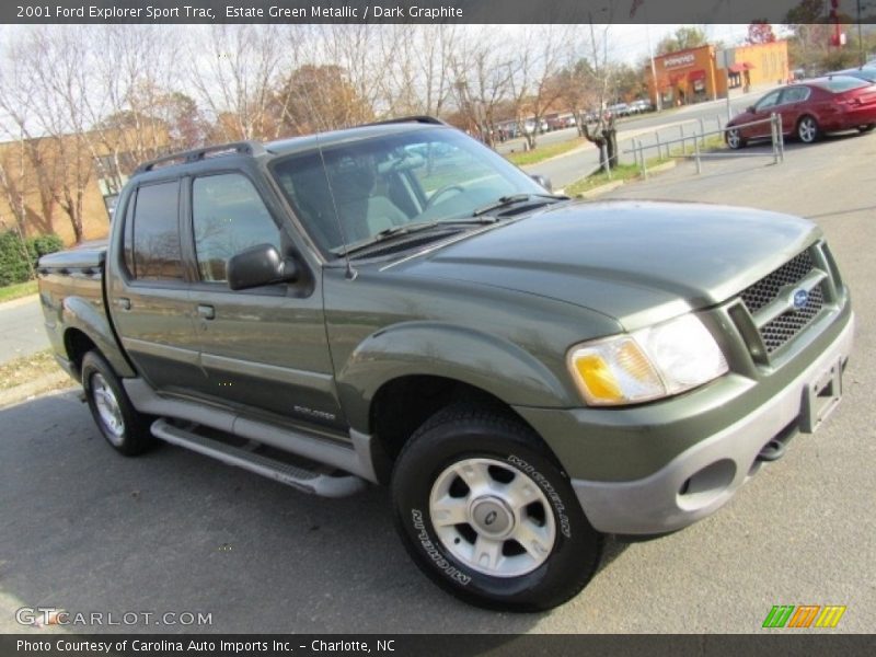 Estate Green Metallic / Dark Graphite 2001 Ford Explorer Sport Trac