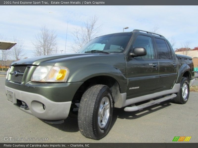 Estate Green Metallic / Dark Graphite 2001 Ford Explorer Sport Trac
