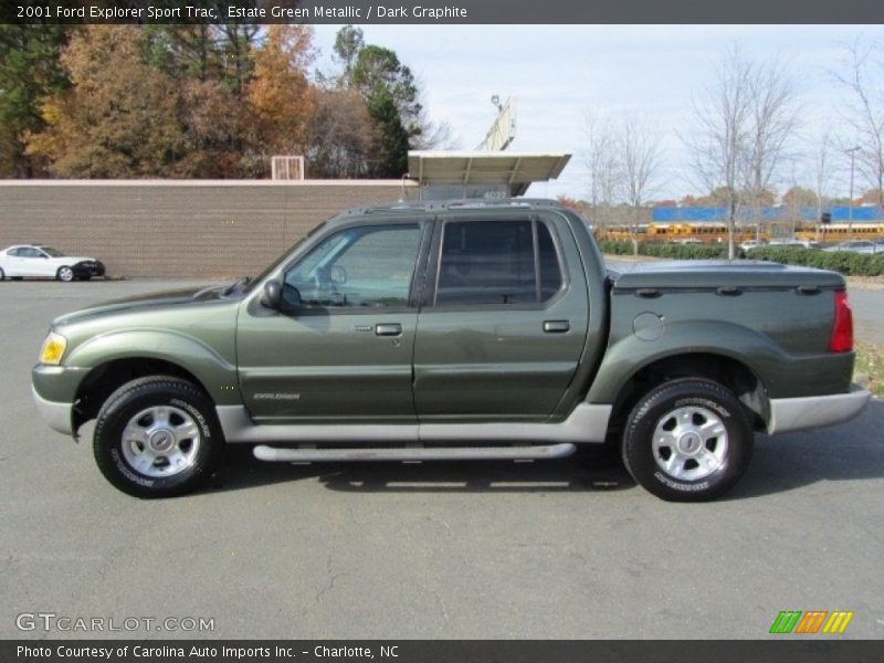 Estate Green Metallic / Dark Graphite 2001 Ford Explorer Sport Trac