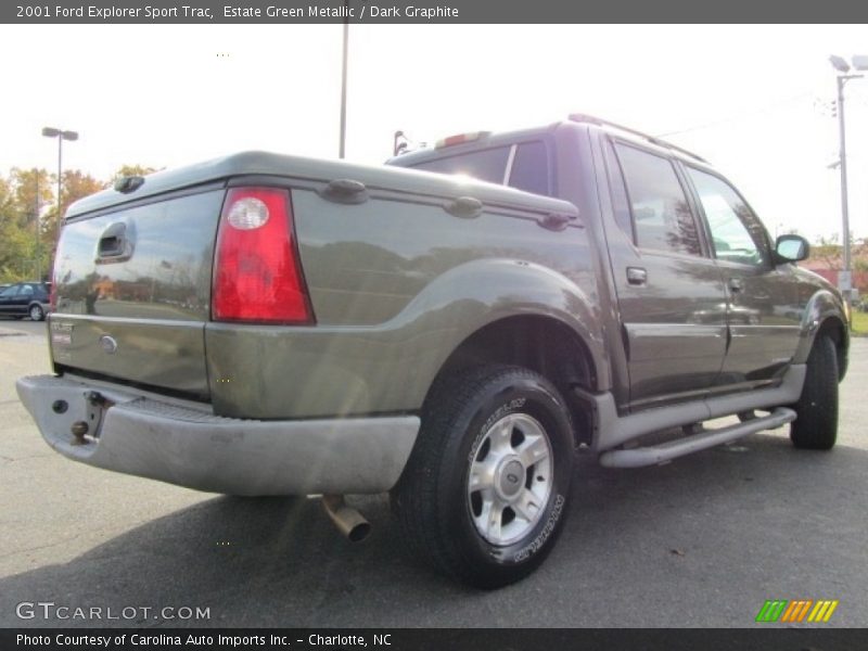 Estate Green Metallic / Dark Graphite 2001 Ford Explorer Sport Trac