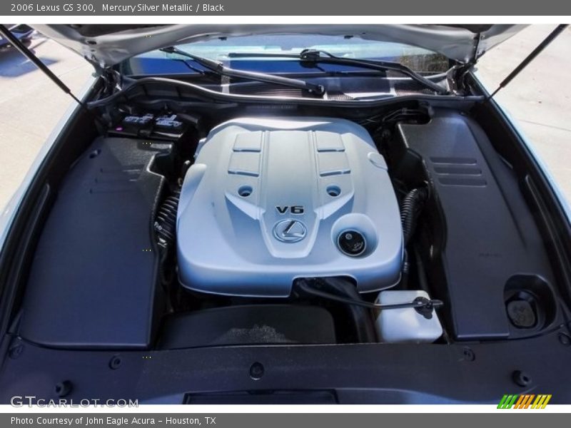 Mercury Silver Metallic / Black 2006 Lexus GS 300