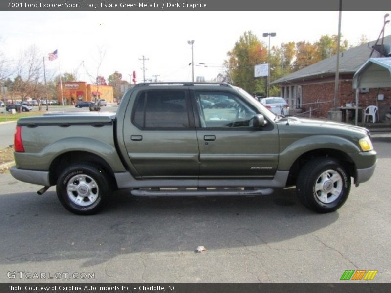 Estate Green Metallic / Dark Graphite 2001 Ford Explorer Sport Trac