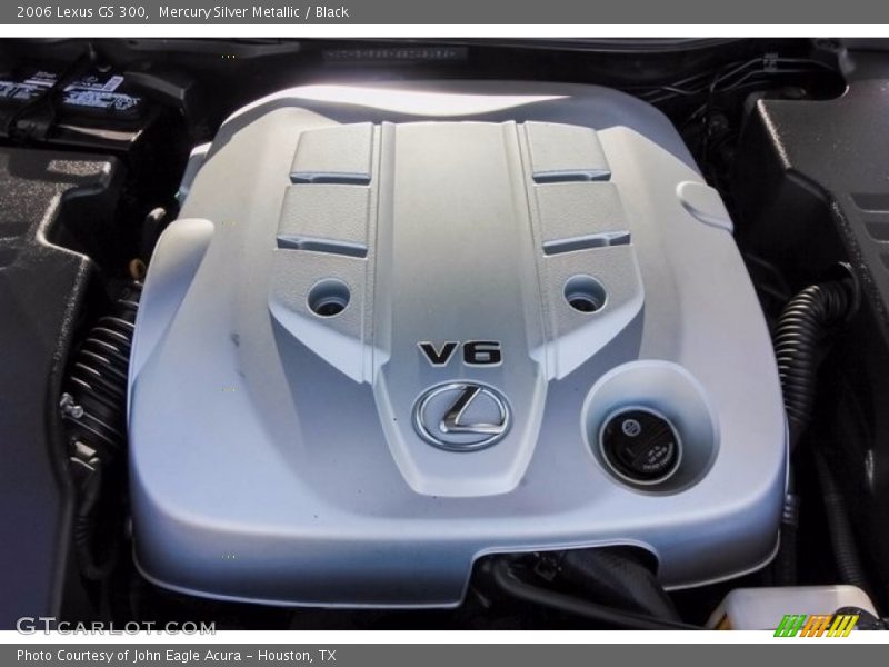 Mercury Silver Metallic / Black 2006 Lexus GS 300