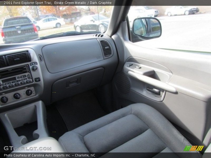 Estate Green Metallic / Dark Graphite 2001 Ford Explorer Sport Trac