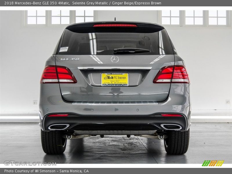 Selenite Grey Metallic / Ginger Beige/Espresso Brown 2018 Mercedes-Benz GLE 350 4Matic