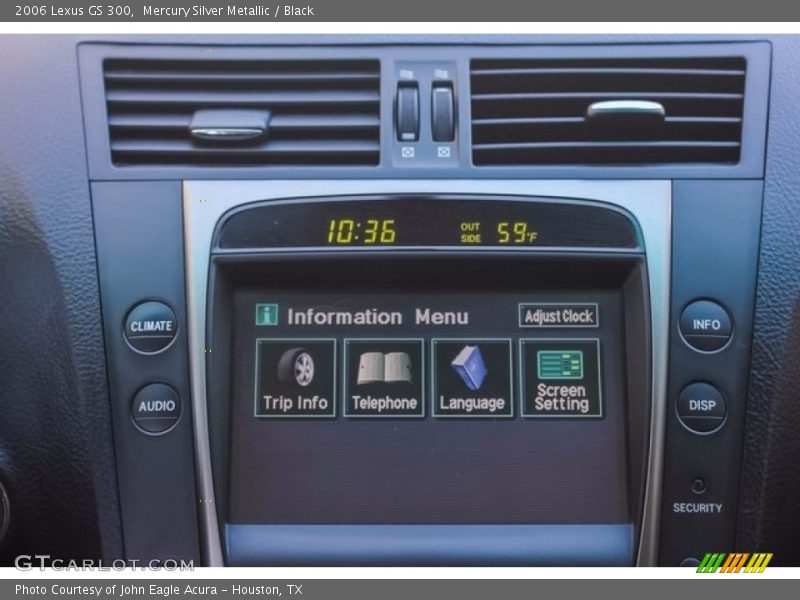 Mercury Silver Metallic / Black 2006 Lexus GS 300