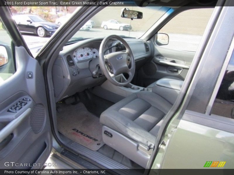 Estate Green Metallic / Dark Graphite 2001 Ford Explorer Sport Trac