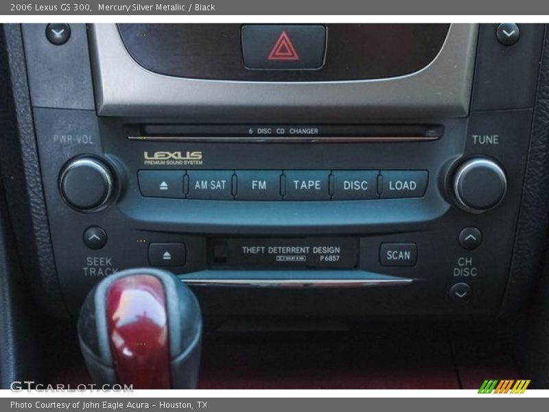 Mercury Silver Metallic / Black 2006 Lexus GS 300