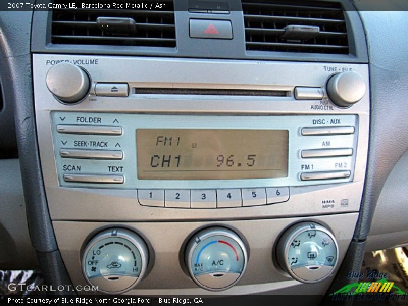 Barcelona Red Metallic / Ash 2007 Toyota Camry LE