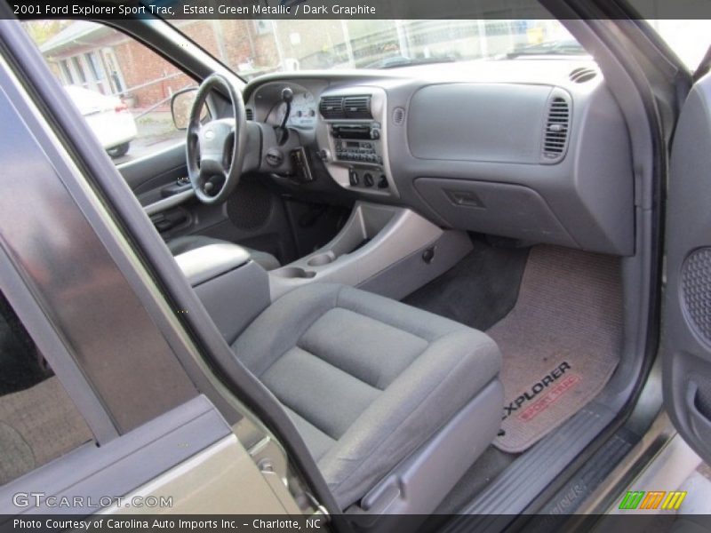 Estate Green Metallic / Dark Graphite 2001 Ford Explorer Sport Trac