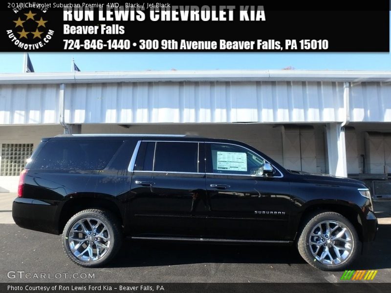 Black / Jet Black 2018 Chevrolet Suburban Premier 4WD