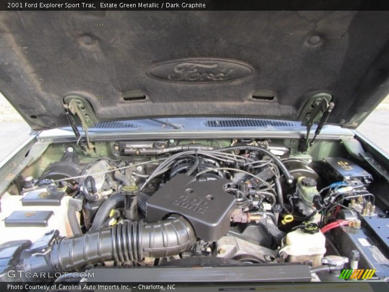 Estate Green Metallic / Dark Graphite 2001 Ford Explorer Sport Trac